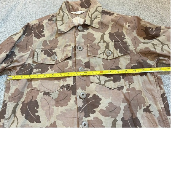 3sixteen Men Small Made USA Camo Button Up Shirt Jacket Classic Workwear Utility - Picture 6 of 16